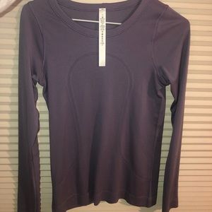 RARE NWOT purple LULULEMON shirt